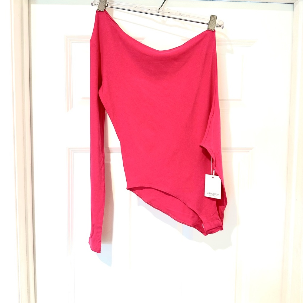 Mangopop Collection Bold Pink Bodysuit. NWT